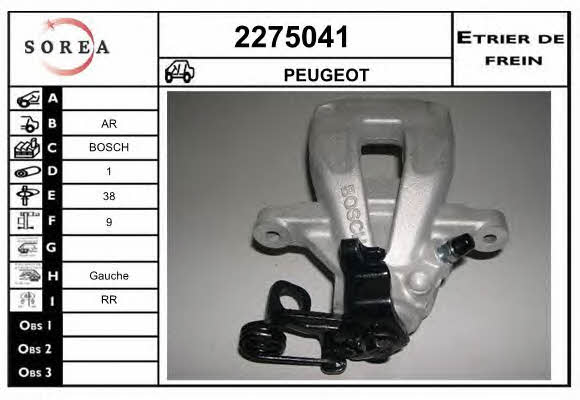EAI 2275041 Brake caliper 2275041: Buy near me at 2407.PL in Poland at an Affordable price!