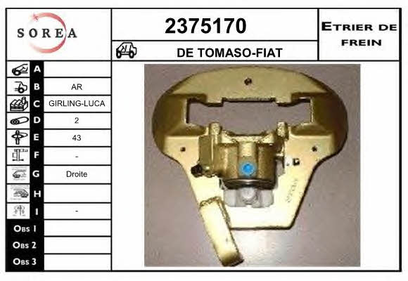 EAI 2375170 Суппорт тормозной 2375170: Отличная цена - Купить в Польше на 2407.PL!