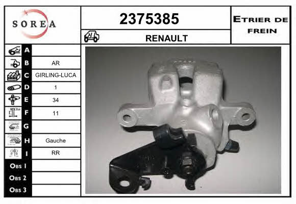 EAI 2375385 Zacisk hamulcowy 2375385: Dobra cena w Polsce na 2407.PL - Kup Teraz!