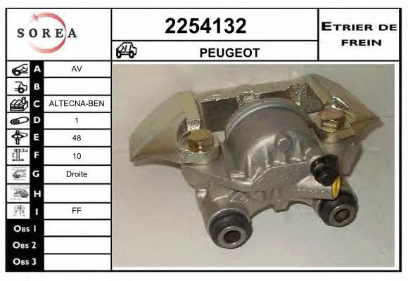 EAI 2254132 Bremssattel vorne rechts 2254132: Kaufen Sie zu einem guten Preis in Polen bei 2407.PL!