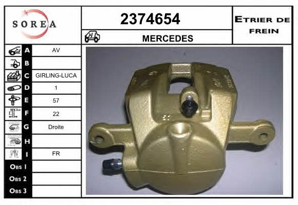EAI 2374654 Brake caliper 2374654: Buy near me in Poland at 2407.PL - Good price!