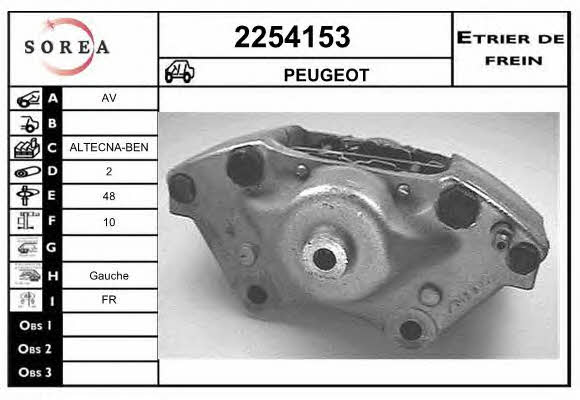 EAI 2254153 Brake caliper 2254153: Buy near me at 2407.PL in Poland at an Affordable price!