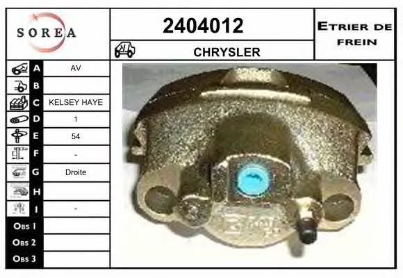 EAI 2404012 Brake caliper 2404012: Buy near me at 2407.PL in Poland at an Affordable price!