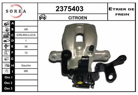 EAI 2375403 Brake caliper 2375403: Buy near me in Poland at 2407.PL - Good price!