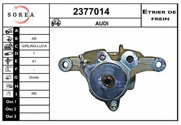 EAI 2377014 Суппорт тормозной задний правый 2377014: Купить в Польше - Отличная цена на 2407.PL!