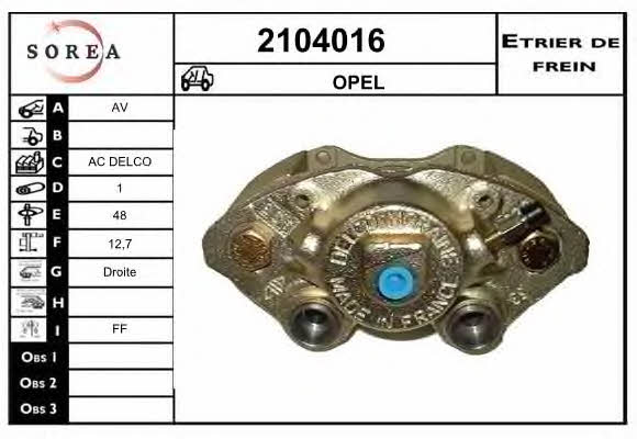 EAI 2104016 Brake caliper 2104016: Buy near me in Poland at 2407.PL - Good price!