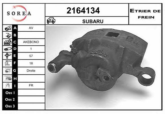 EAI 2164134 Суппорт тормозной 2164134: Отличная цена - Купить в Польше на 2407.PL!