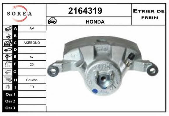 EAI 2164319 Bremssattel 2164319: Kaufen Sie zu einem guten Preis in Polen bei 2407.PL!