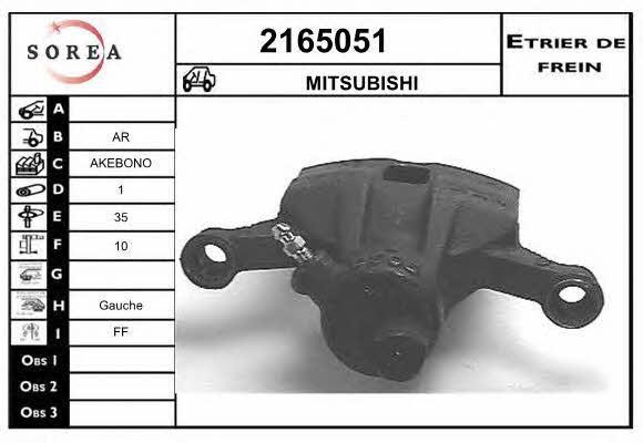 EAI 2165051 Brake caliper 2165051: Buy near me in Poland at 2407.PL - Good price!