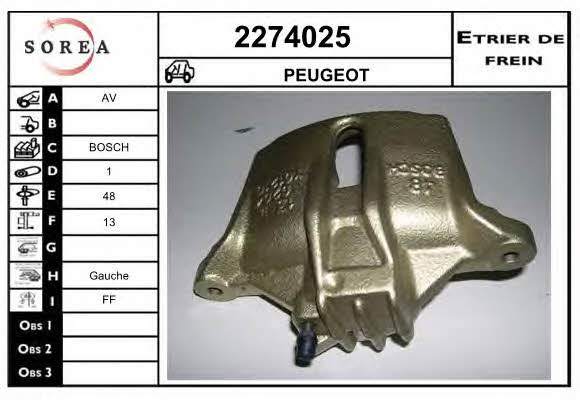 EAI 2274025 Суппорт тормозной 2274025: Отличная цена - Купить в Польше на 2407.PL!