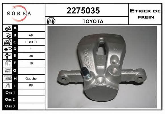 EAI 2275035 Brake caliper 2275035: Buy near me in Poland at 2407.PL - Good price!