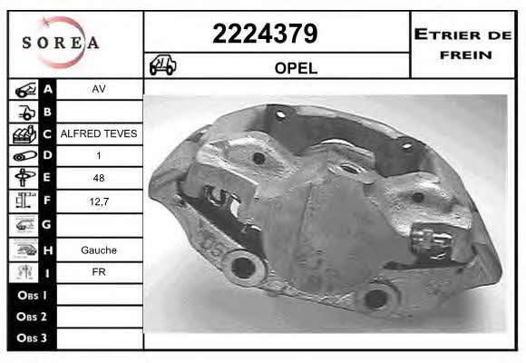 EAI 2224379 Brake caliper 2224379: Buy near me in Poland at 2407.PL - Good price!