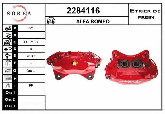 EAI 2284116 Bremssattel 2284116: Kaufen Sie zu einem guten Preis in Polen bei 2407.PL!