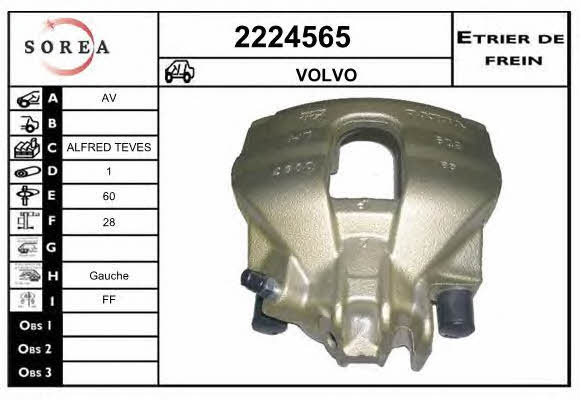 EAI 2224565 Brake caliper front left 2224565: Buy near me in Poland at 2407.PL - Good price!