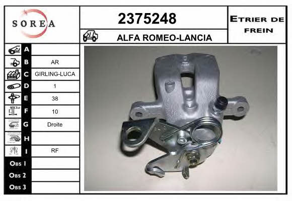 EAI 2375248 Brake caliper rear right 2375248: Buy near me in Poland at 2407.PL - Good price!