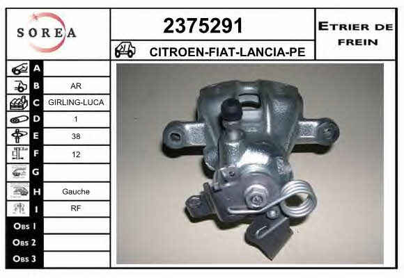 EAI 2375291 Brake caliper 2375291: Buy near me in Poland at 2407.PL - Good price!