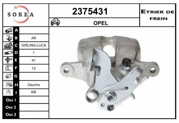 EAI 2375431 Brake caliper 2375431: Buy near me in Poland at 2407.PL - Good price!