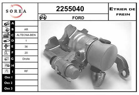 EAI 2255040 Brake caliper 2255040: Buy near me in Poland at 2407.PL - Good price!