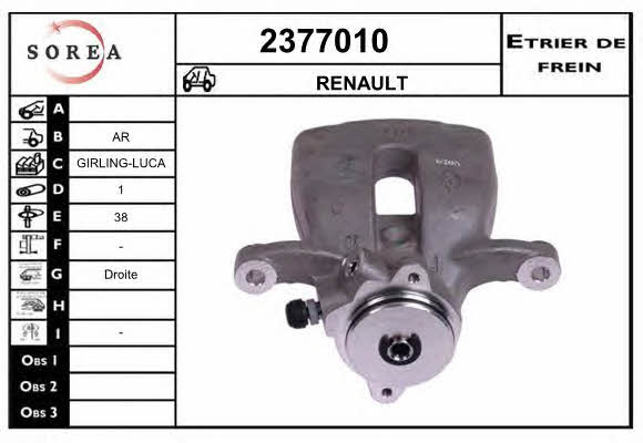 EAI 2377010 Bremssattel 2377010: Kaufen Sie zu einem guten Preis in Polen bei 2407.PL!