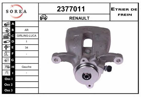 EAI 2377011 Brake caliper rear left 2377011: Buy near me at 2407.PL in Poland at an Affordable price!