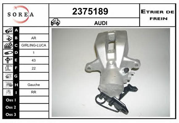 EAI 2375189 Brake caliper 2375189: Buy near me in Poland at 2407.PL - Good price!