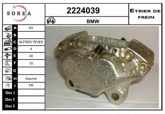 EAI 2224039 Brake caliper 2224039: Buy near me in Poland at 2407.PL - Good price!