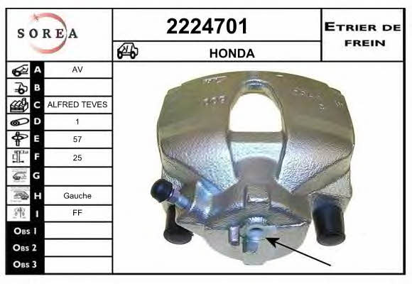 EAI 2224701 Zacisk hamulcowy przedni lewy 2224701: Dobra cena w Polsce na 2407.PL - Kup Teraz!