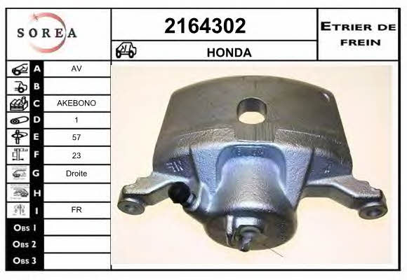 EAI 2164302 Zacisk hamulcowy przedni prawy 2164302: Dobra cena w Polsce na 2407.PL - Kup Teraz!