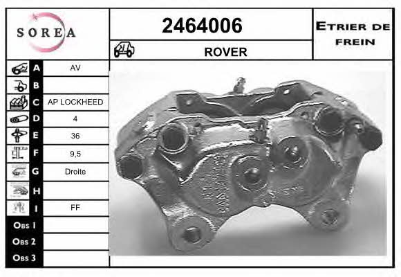 EAI 2464006 Brake caliper 2464006: Buy near me at 2407.PL in Poland at an Affordable price!