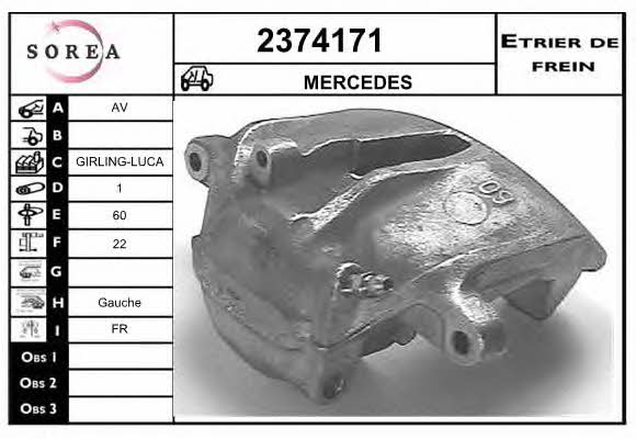 EAI 2374171 Zacisk hamulcowy przedni lewy 2374171: Dobra cena w Polsce na 2407.PL - Kup Teraz!