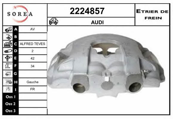 EAI 2224857 Bremssattel vorne links 2224857: Kaufen Sie zu einem guten Preis in Polen bei 2407.PL!