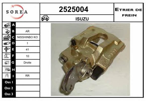 EAI 2525004 Zacisk hamulcowy 2525004: Dobra cena w Polsce na 2407.PL - Kup Teraz!