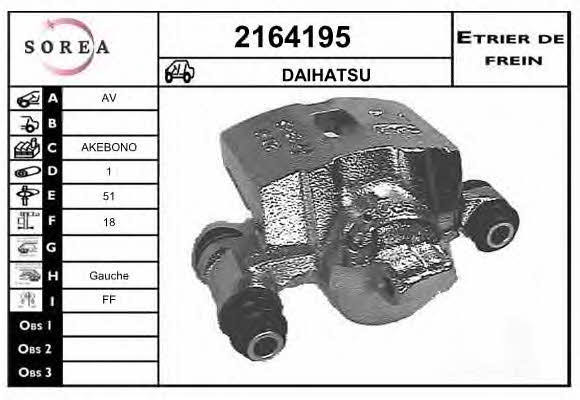 EAI 2164195 Суппорт тормозной 2164195: Отличная цена - Купить в Польше на 2407.PL!