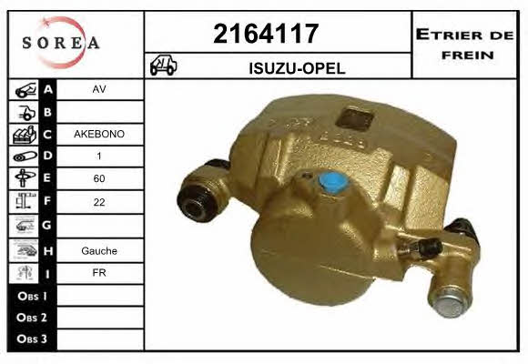 EAI 2164117 Суппорт тормозной 2164117: Отличная цена - Купить в Польше на 2407.PL!
