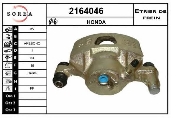 EAI 2164046 Brake caliper front right 2164046: Buy near me in Poland at 2407.PL - Good price!