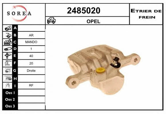EAI 2485020 Brake caliper 2485020: Buy near me in Poland at 2407.PL - Good price!