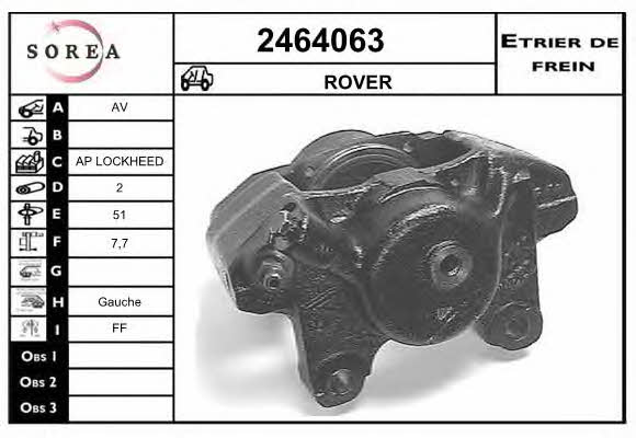 EAI 2464063 Суппорт тормозной 2464063: Отличная цена - Купить в Польше на 2407.PL!