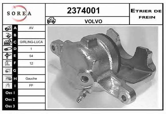 EAI 2374001 Bremssattel 2374001: Kaufen Sie zu einem guten Preis in Polen bei 2407.PL!