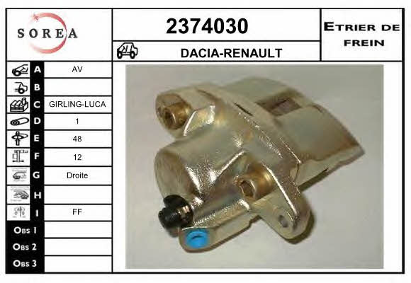 EAI 2374030 Brake caliper 2374030: Buy near me in Poland at 2407.PL - Good price!