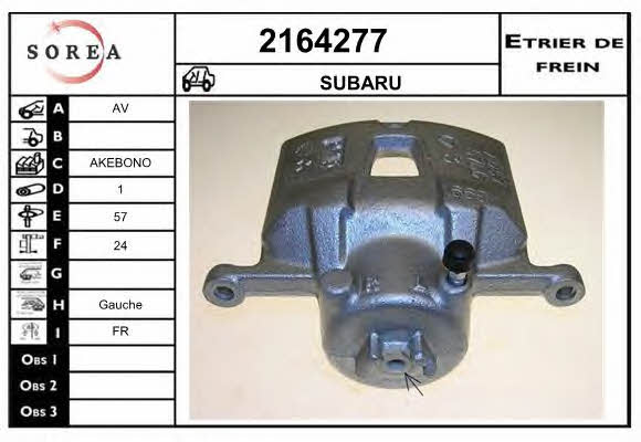 EAI 2164277 Суппорт тормозной 2164277: Отличная цена - Купить в Польше на 2407.PL!