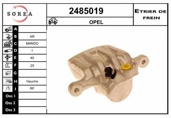 EAI 2485019 Brake caliper 2485019: Buy near me in Poland at 2407.PL - Good price!