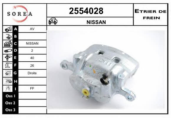 EAI 2554028 Bremssattel 2554028: Kaufen Sie zu einem guten Preis in Polen bei 2407.PL!