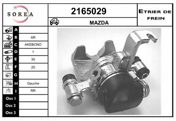 EAI 2165029 Суппорт тормозной 2165029: Отличная цена - Купить в Польше на 2407.PL!