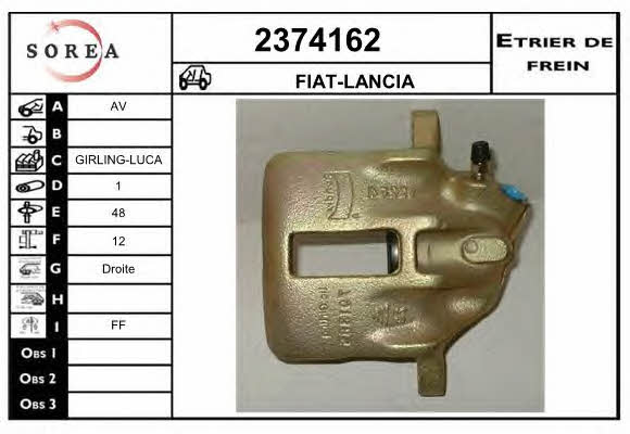 EAI 2374162 Brake caliper front right 2374162: Buy near me in Poland at 2407.PL - Good price!