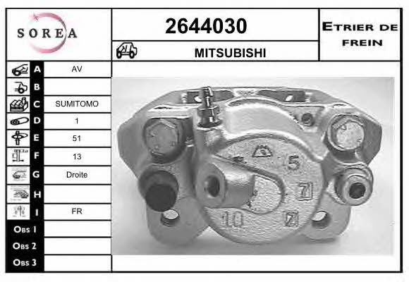 EAI 2644030 Brake caliper 2644030: Buy near me in Poland at 2407.PL - Good price!