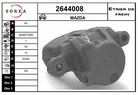 EAI 2644008 Суппорт тормозной 2644008: Отличная цена - Купить в Польше на 2407.PL!