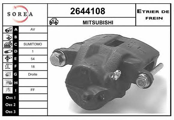 EAI 2644108 Brake caliper 2644108: Buy near me in Poland at 2407.PL - Good price!