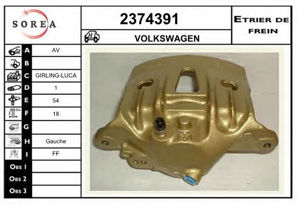 EAI 2374391 Bremssattel 2374391: Kaufen Sie zu einem guten Preis in Polen bei 2407.PL!