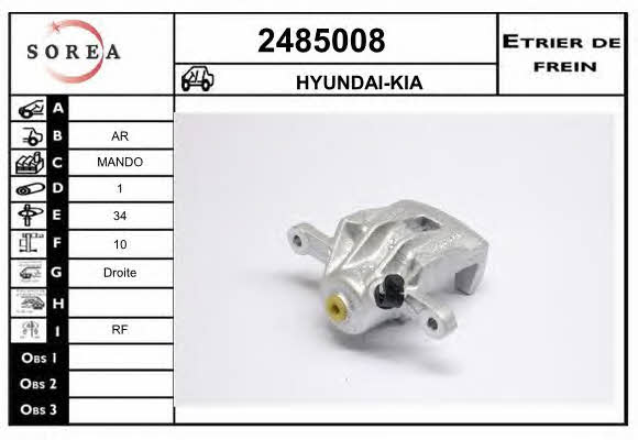 EAI 2485008 Brake caliper 2485008: Buy near me in Poland at 2407.PL - Good price!