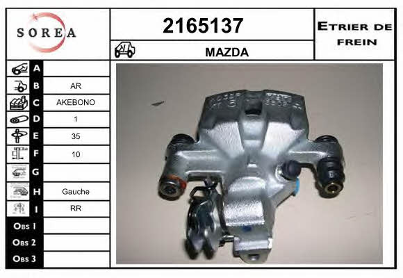 EAI 2165137 Zacisk hamulcowy 2165137: Dobra cena w Polsce na 2407.PL - Kup Teraz!